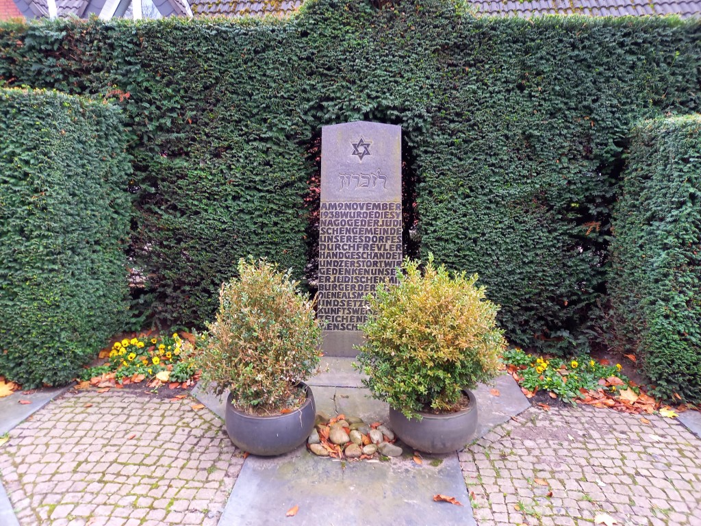 Pogromnacht Denkmal Lathen 20211104_133017