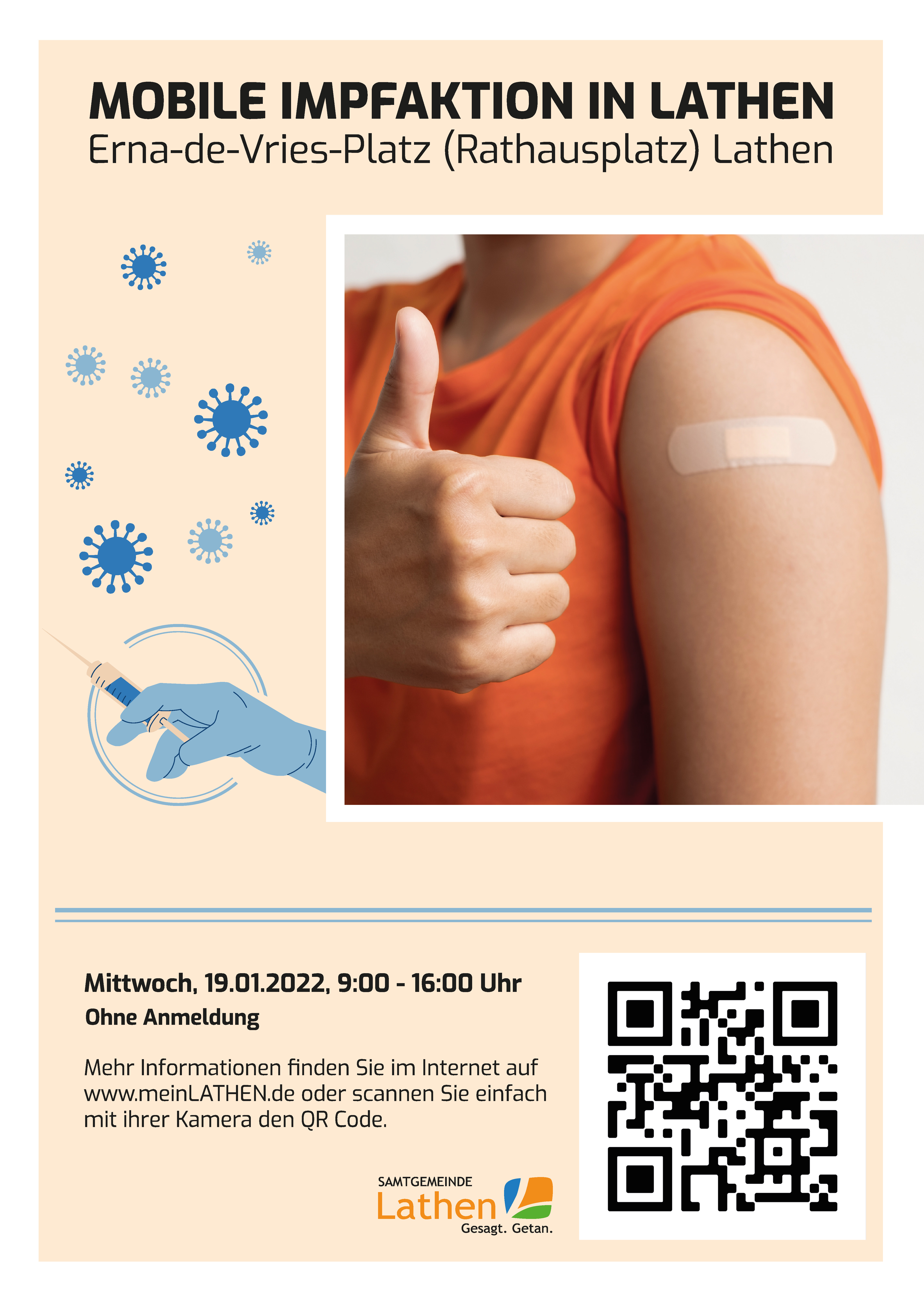 Mobile Impfaktion am 19.01.2022 in Lathen