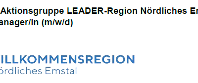 Die Lokale Aktionsgruppe LEADER-Region Nördliches Emstal sucht Regionalmanager/in (m/w/d)