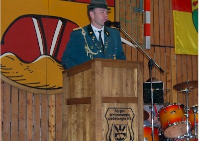 Frank Garbs, Vorsitzender des Schützenvereins Niederlangen