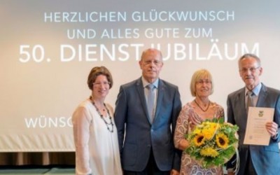 50-jähriges Dienstjubiläum unseres Samtgemeindebürgermeisters Karl-Heinz Weber