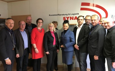 Gitta Connemann zu Gast bei der Firma Synaplast im Industriepark 31