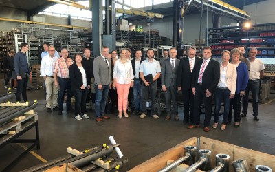 Unternehmerfrühstück im Industriepark A31- Landrat besucht Samtgemeinde Lathen