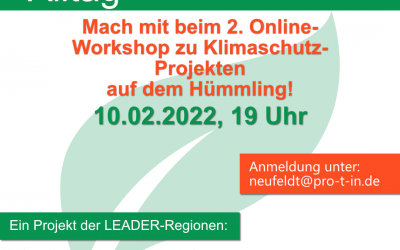 LEADER: Workshop zum Kooperationsprojekt „Klimaschutz im Alltag“