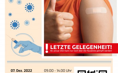 Mobile Impfaktion in Lathen – letzte Gelegenheit! Danach ist das Impfen nur noch über den Hausarzt möglich!
