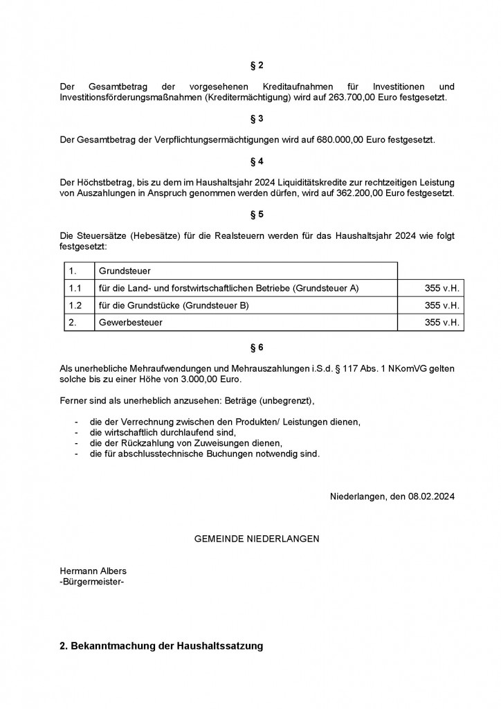 HHS Gemeinde Niederlangen 2024- Bekanntmachung_Seite_2