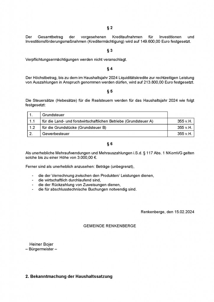 HHS Gemeinde Renkenberge 2024 - Bekanntmachung_Seite_2