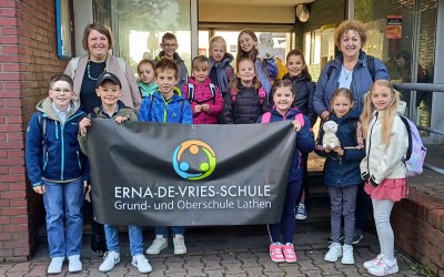Klasse 3b der Erna-de-Vries-Schule Lathen gewinnt Landeswettbewerb