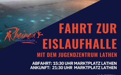 Einladung zur Eislaufhallenfahrt mit dem Jugendzentrum Lathen