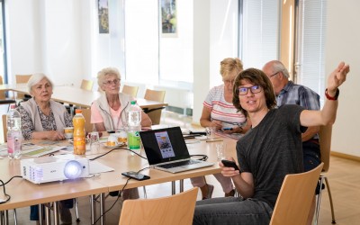 Digitale Engel in Lathen im Haus des Gastes
