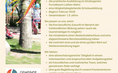 Werde Teil einer Gemeinschaft, die Kinder stark macht!