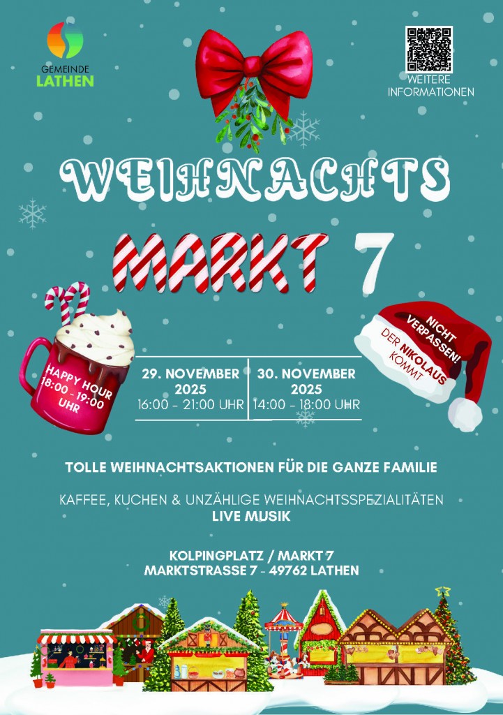 Weihnachtsmarkt 2025 Flyer