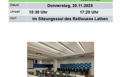 Öffentliche Sitzungen im November 2025