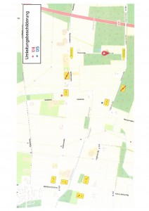 Planzeichnung Umleitungsstrecke