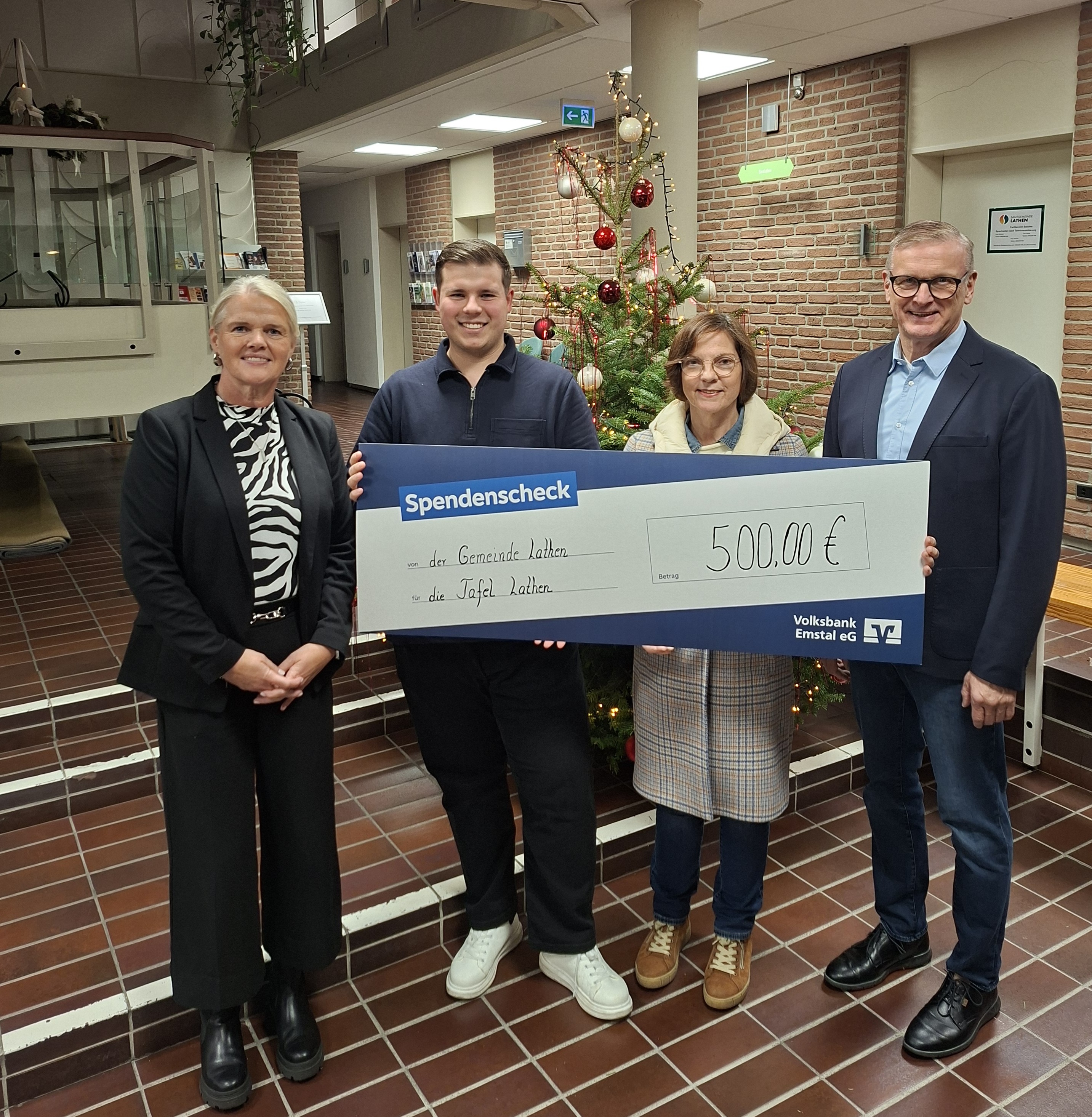 Verlosung vom WeihnachtsMarkt7 in Lathen – Erlös zugunsten der Tafel Lathen