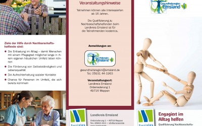 Engagiert im Alltag helfen – Qualifizierung zu Nachbarschaftshelfenden!