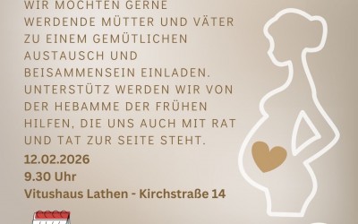 Herzliche Einladung zum Schwangerencafé!