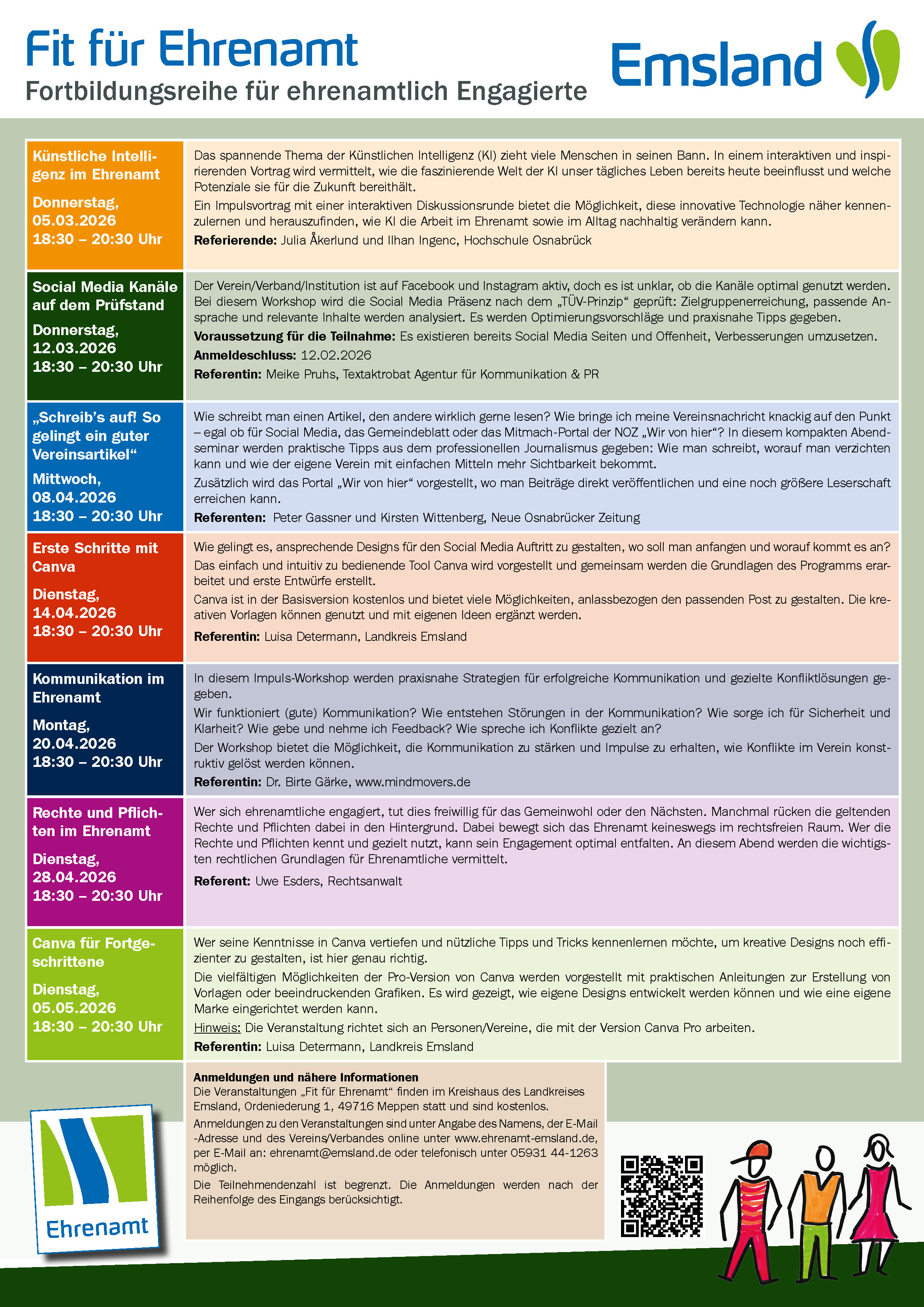 Fortbildungsreihe „Fit für Ehrenamt“