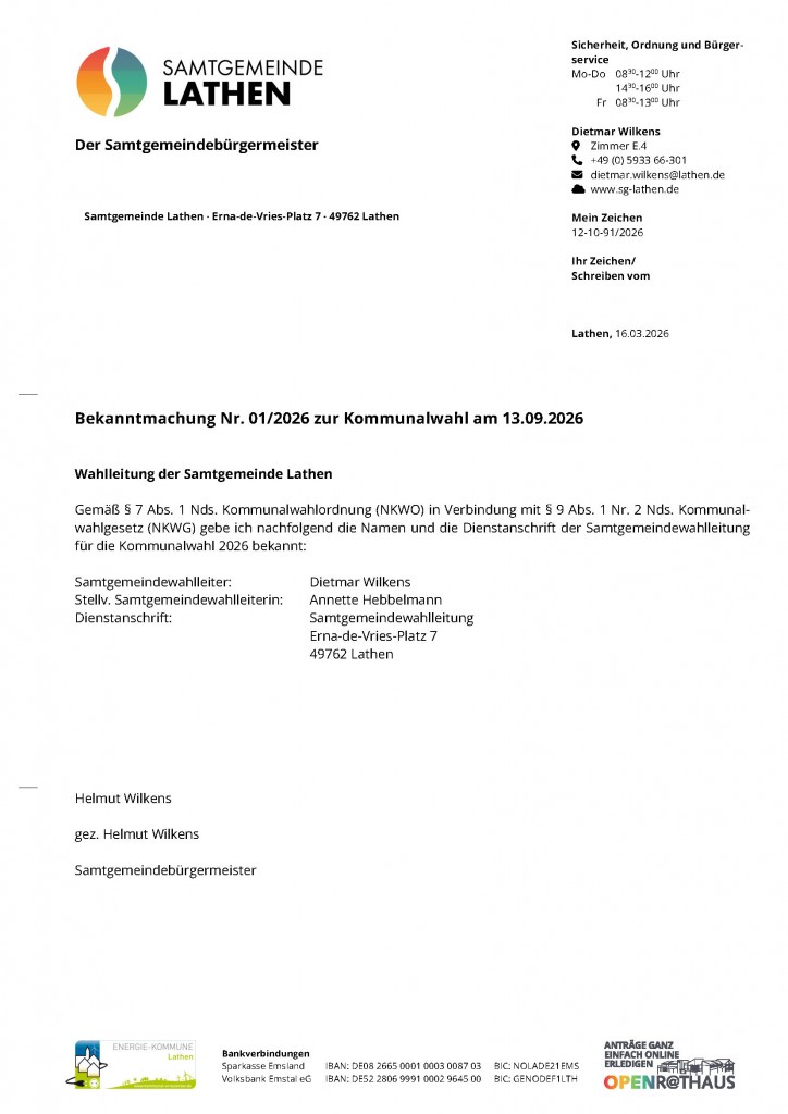 20260130_D_Bekanntmachung 01_2026_Wahlleitung_SGL