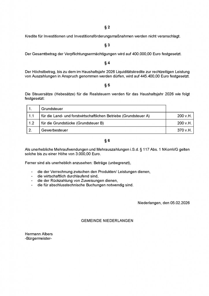 HHS Gemeinde Niederlangen 2026- Bekanntmachung_Seite_2