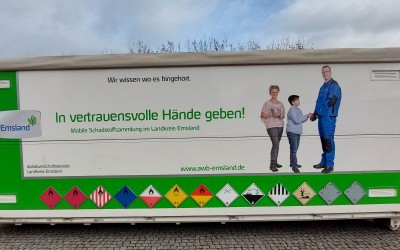 Mobile Schadstoffsammlungen im Frühling –  Fresenburg, Lathen und Oberlangen