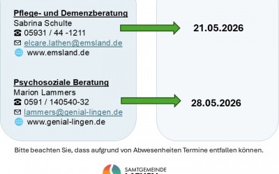 Emsland-Care – Beratungstage im Mai 2026 in Lathen
