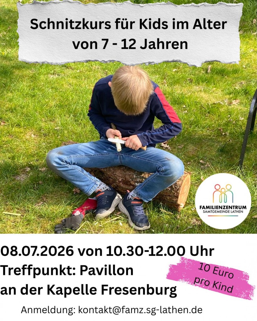 Schnitzkurs 08.07.26 neu!!!