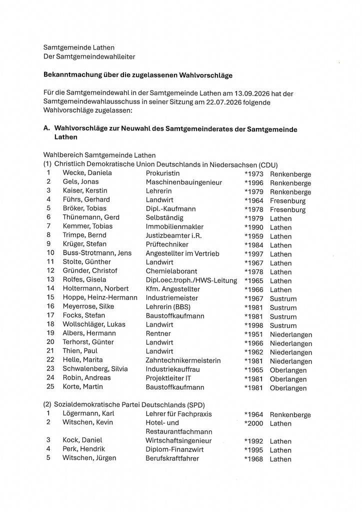 20260724_Wahlbekanntmachung Samtgemeinderat_Seite_1
