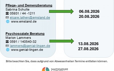 EmslandCare – Beratungstage im August 2026 in Lathen