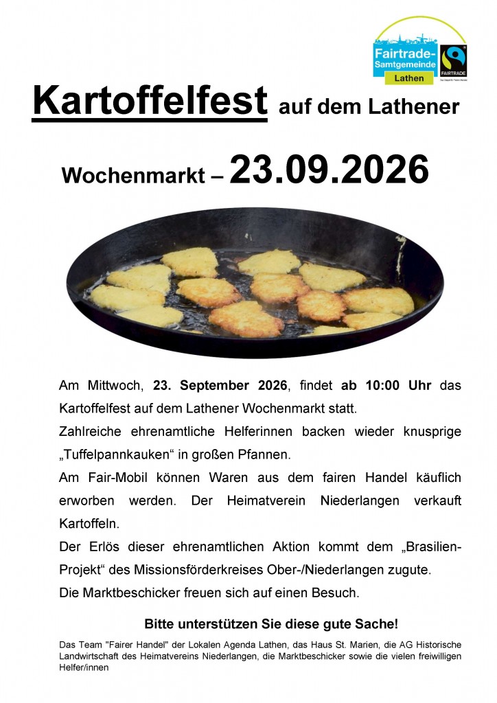 Flyer Kartoffelfest 2026