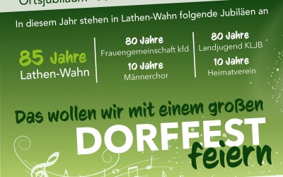 Dorffest in Lathen-Wahn – Sei dabei!