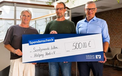 Glücksradaktion für den guten Zweck: Spende an Helping Hands e. V.