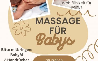 Massage für Babys am 06.10.2026