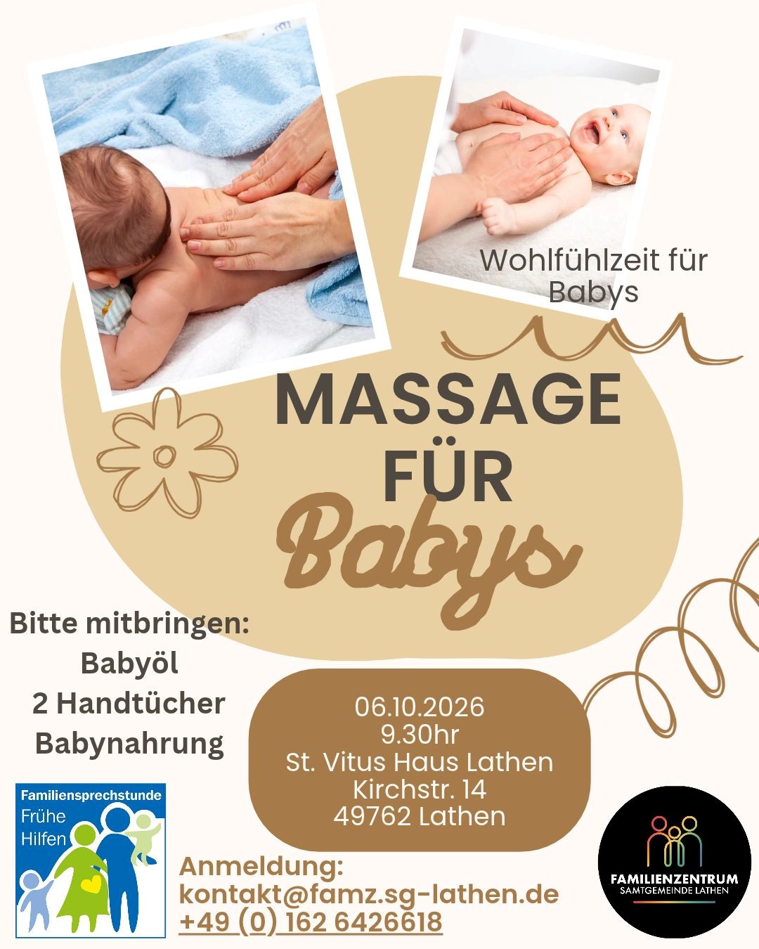 Massage für Babys am 06.10.2026