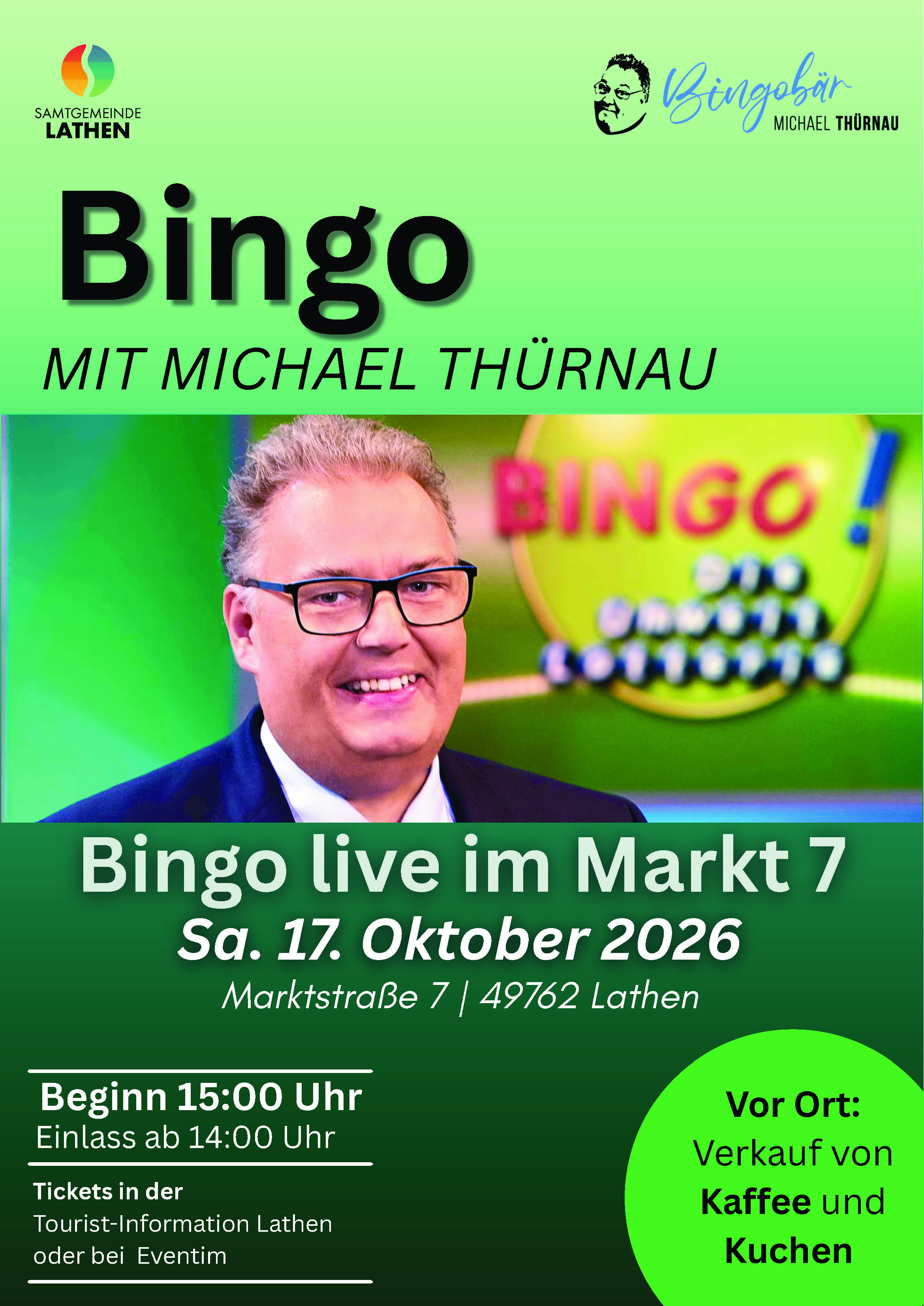 BINGO mit Michael Thürnau im Markt7