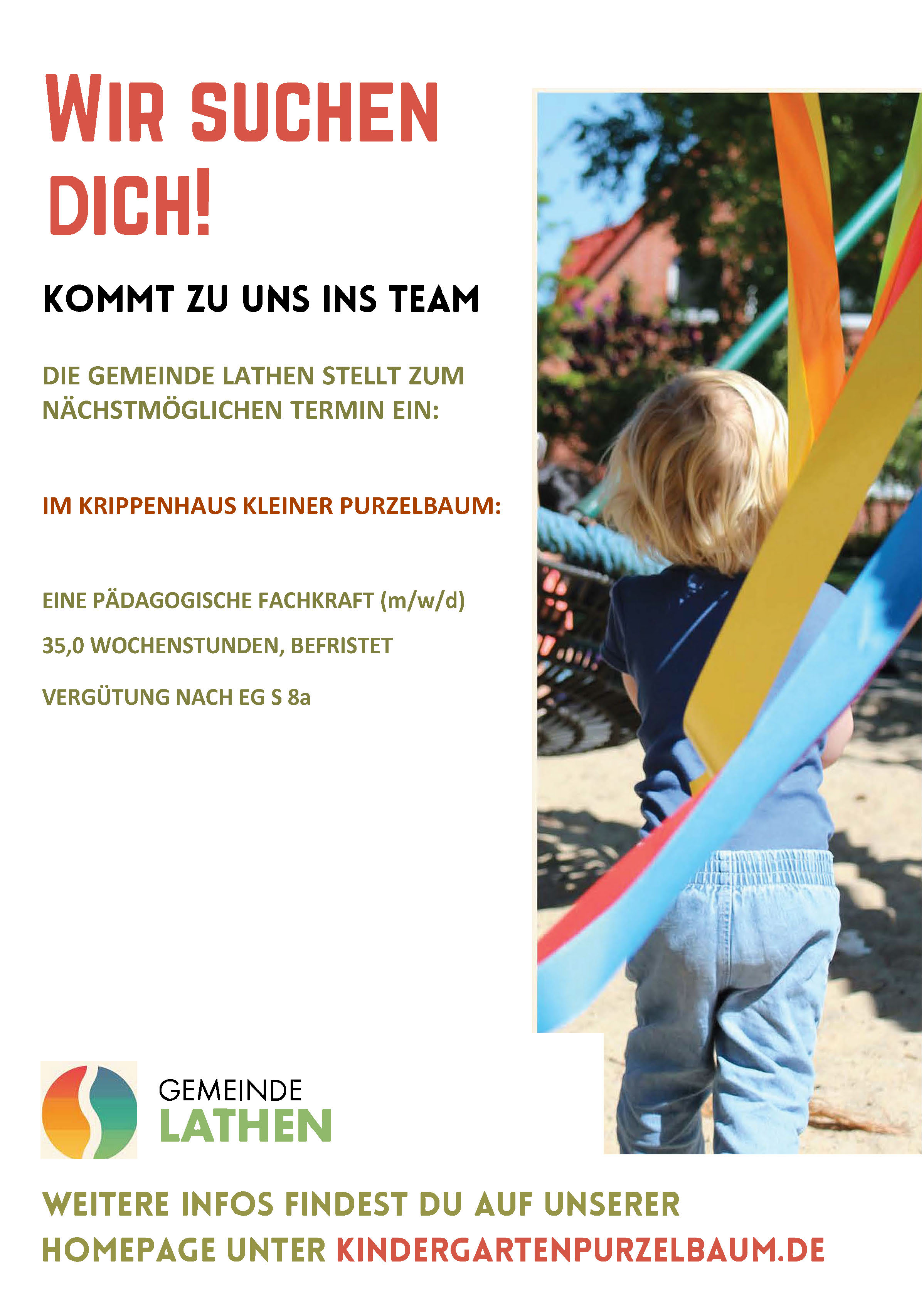 Wir suchen DICH! Komm zu uns ins Team.