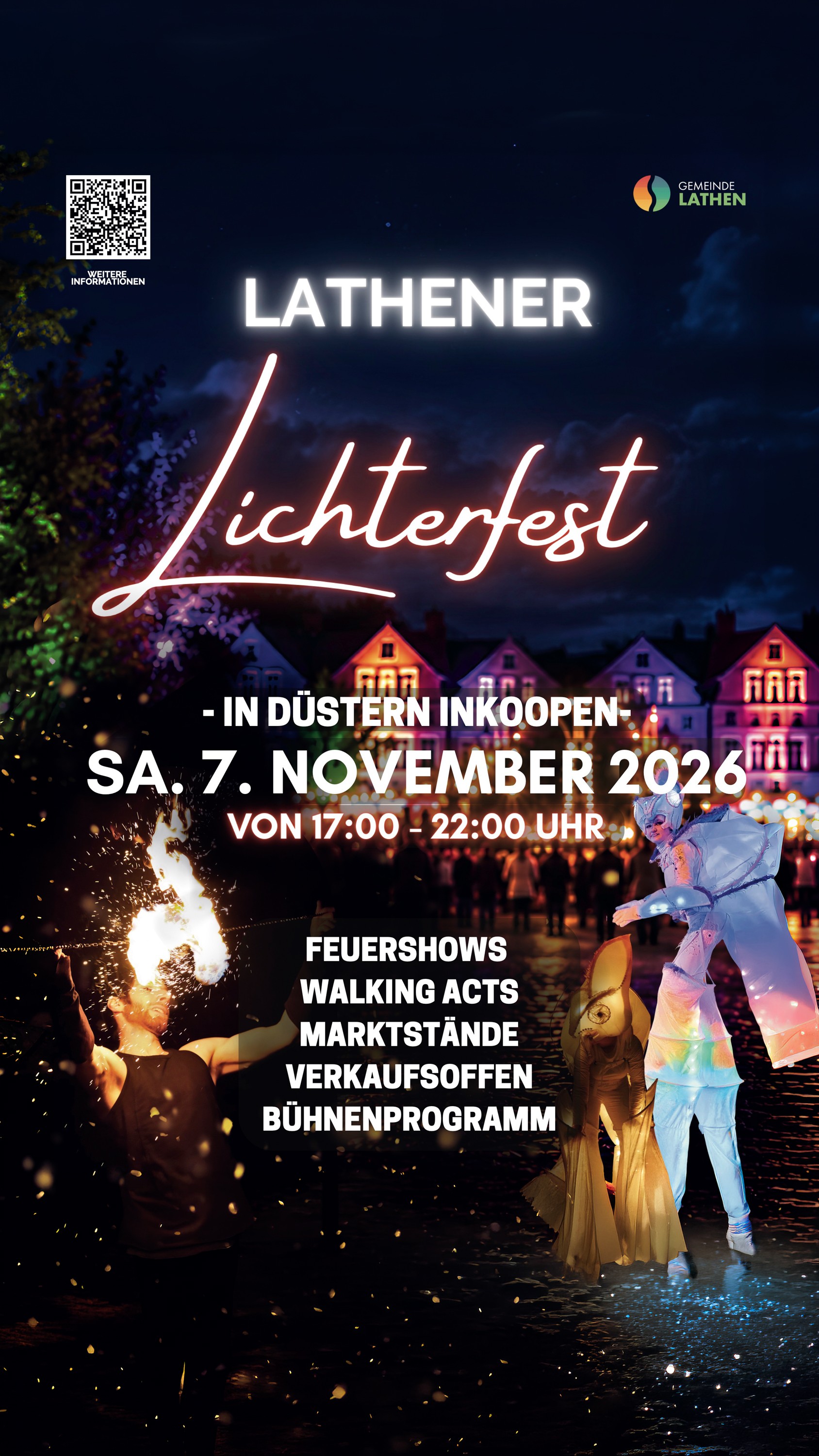 Lichterfest in Lathen – „IN DÜSTERN INKOOPEN“