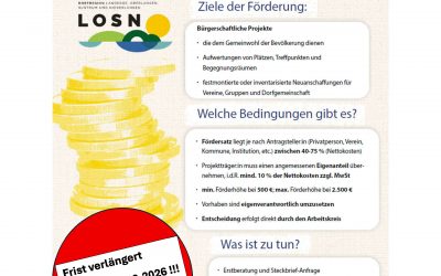 Fördertopf für Kleinstvorhaben – Jetzt bewerben!