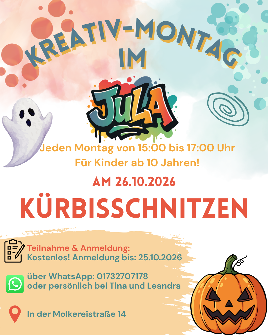 Kreativ-Montag im JULA (Jugendzentrum)