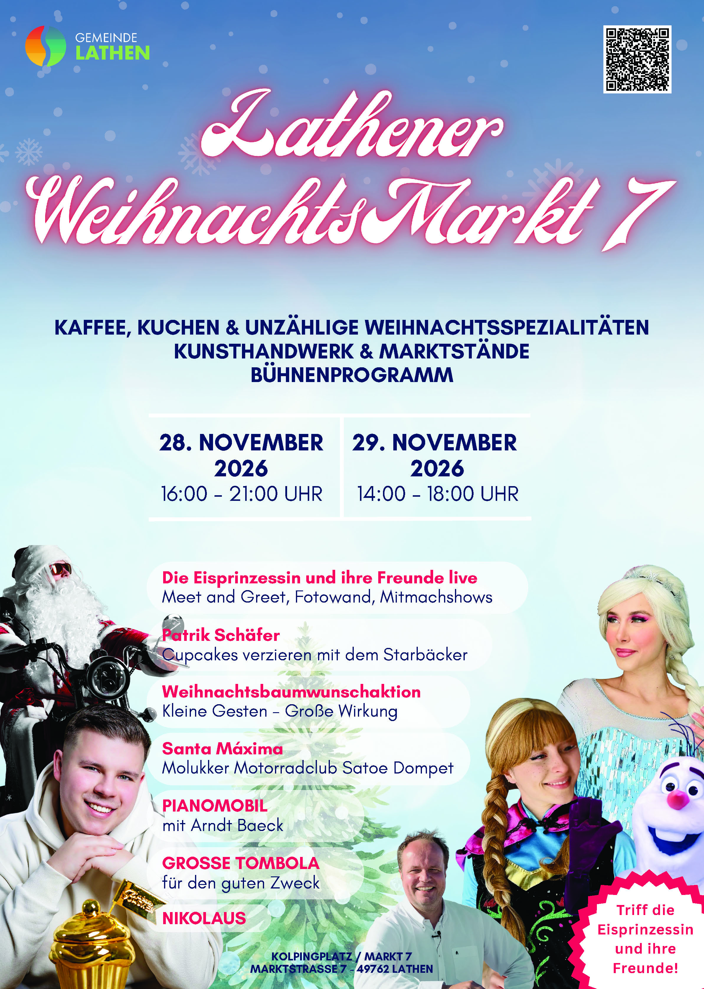 WeihnachtsMarkt 7 in Lathen: Zauberhafte Begegnungen, süße Ideen und Musik